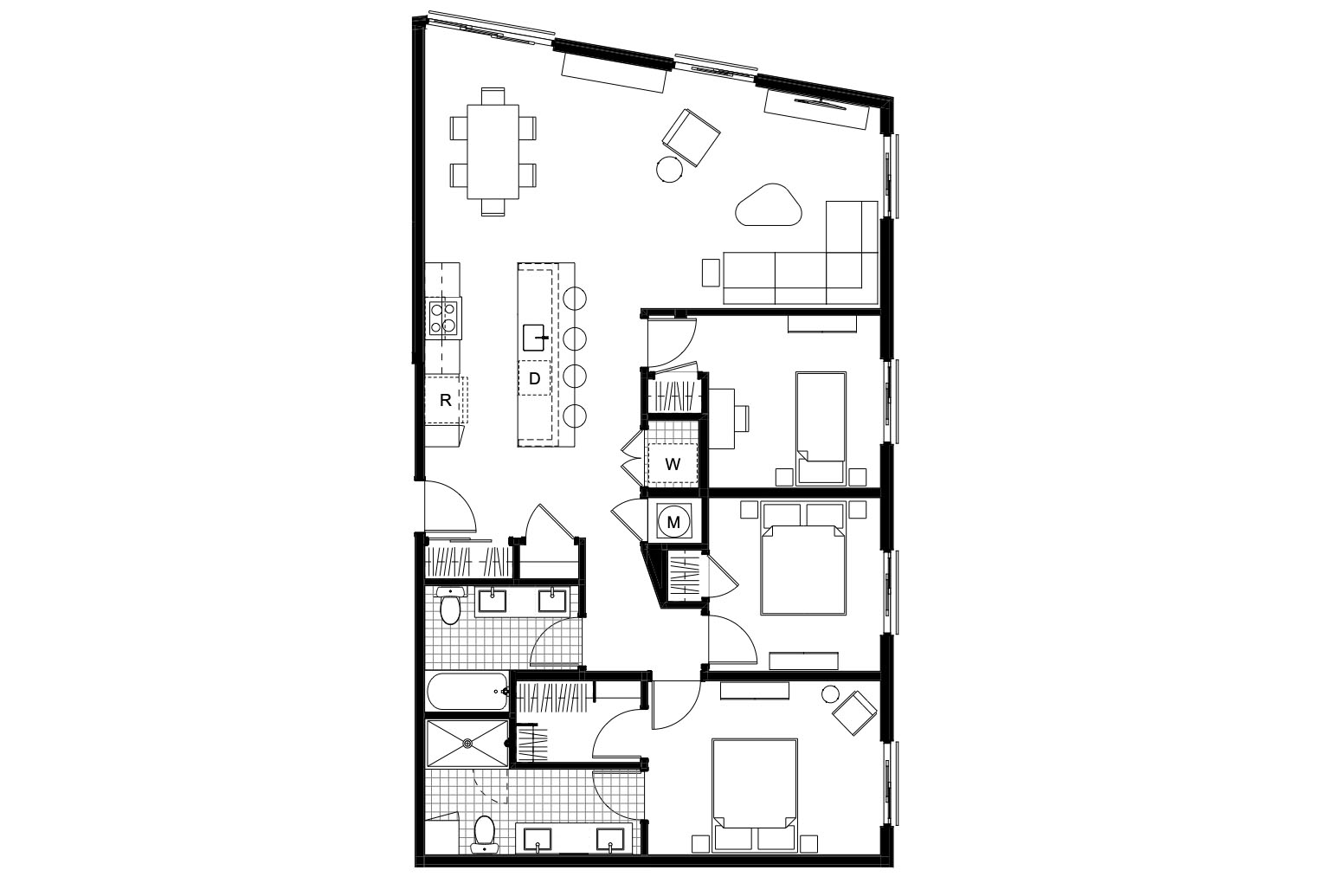 City Port 3-Bedroom A Floor Plan